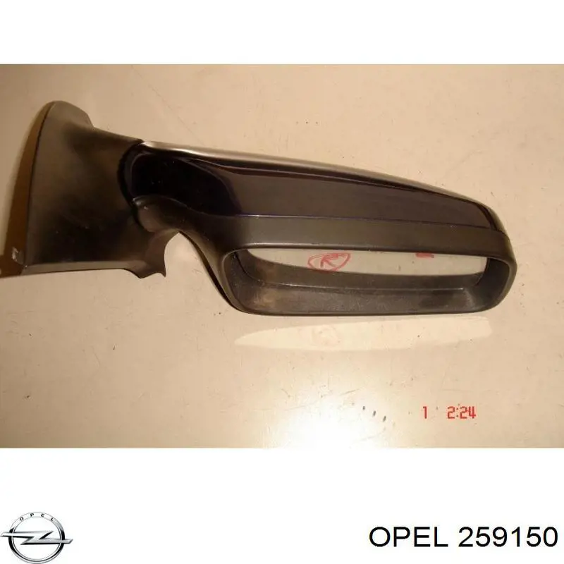 259150 Opel espejo retrovisor derecho