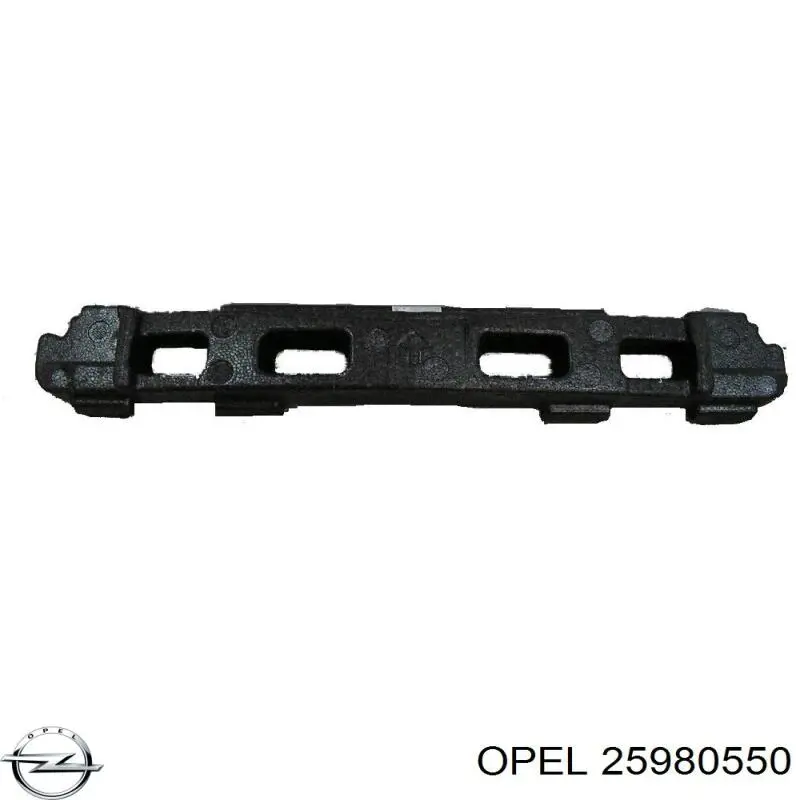 25980550 Opel absorbente parachoques delantero