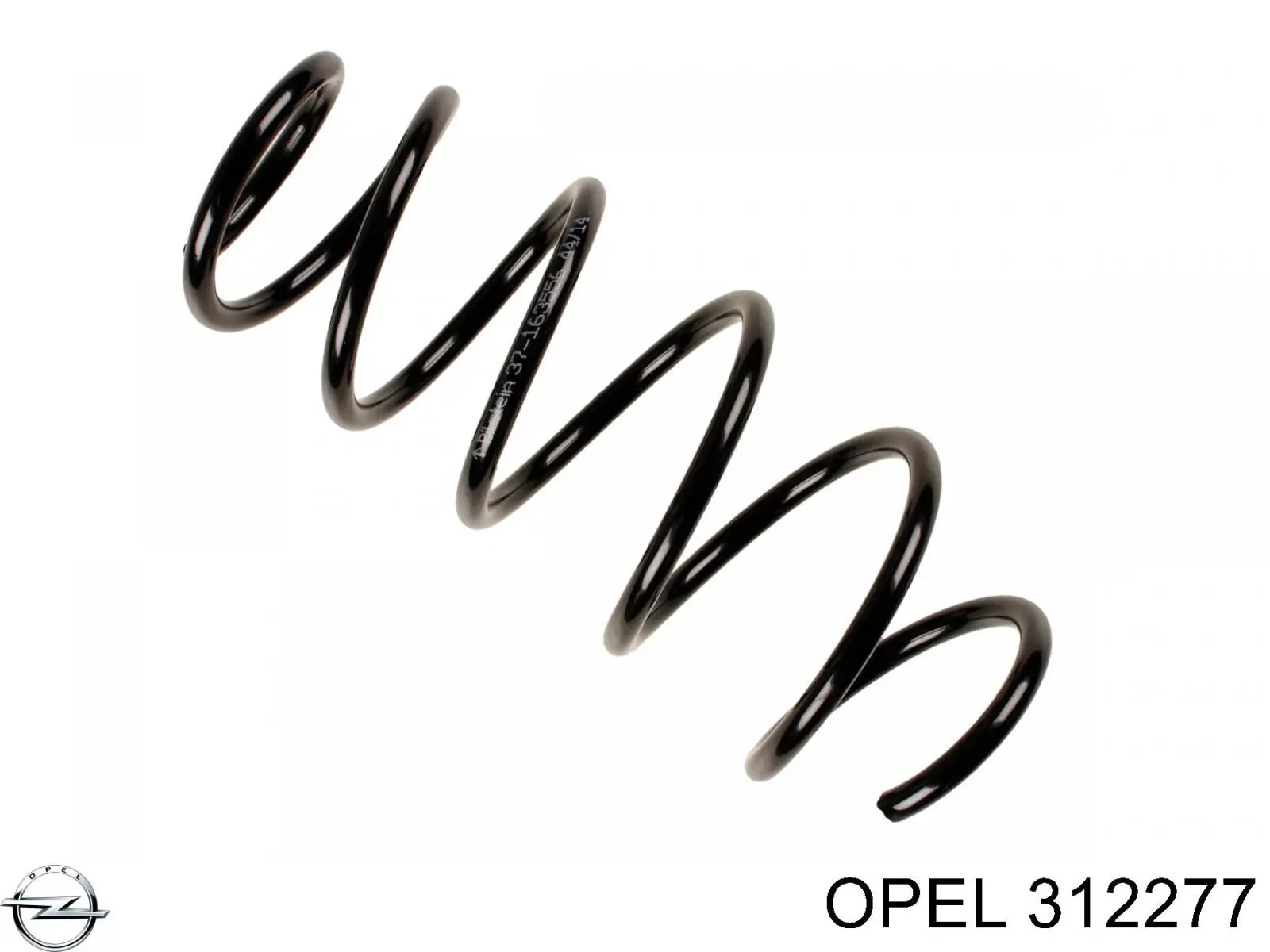 312277 Opel muelle de suspensión eje delantero