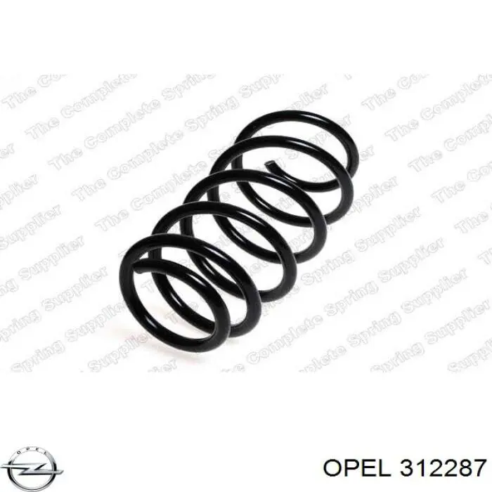 312287 Opel muelle de suspensión eje delantero