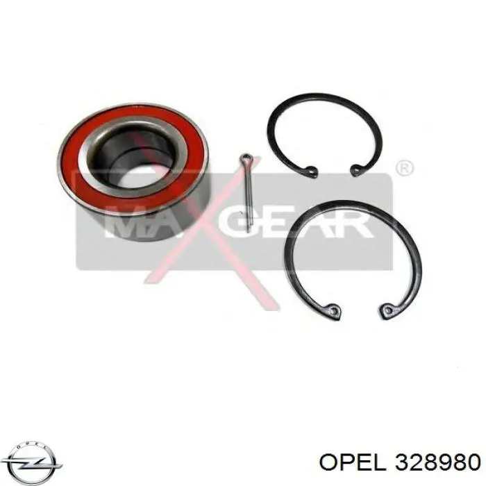 328980 Opel cojinete de rueda delantero