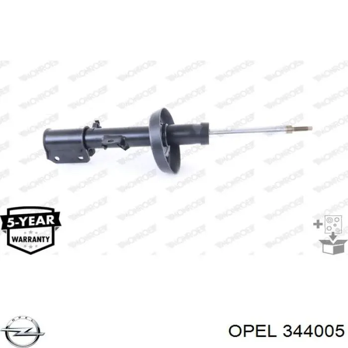 344005 Opel amortiguador delantero derecho