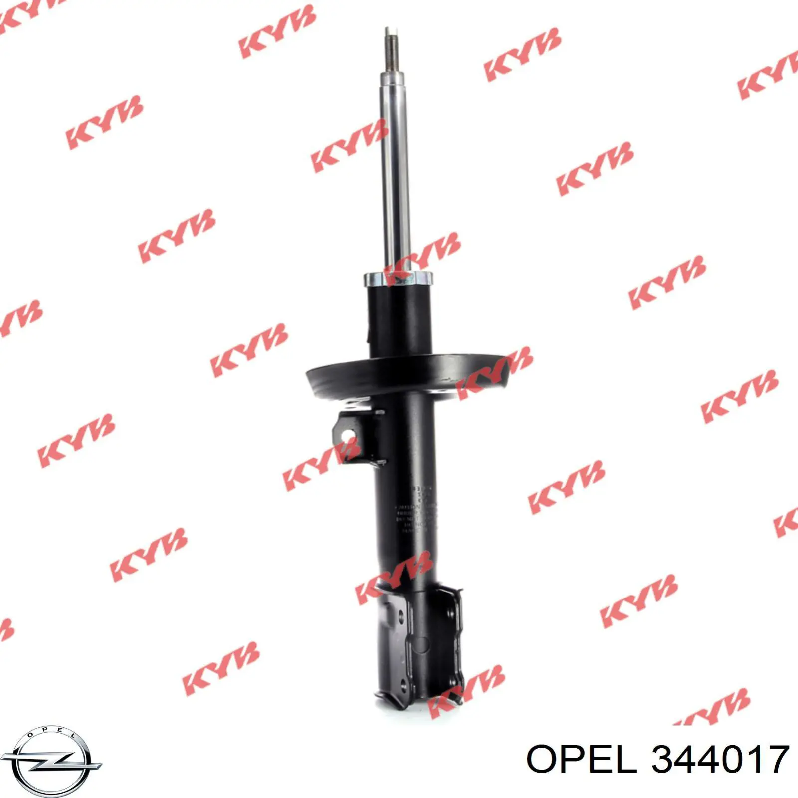 344017 Opel amortiguador delantero derecho