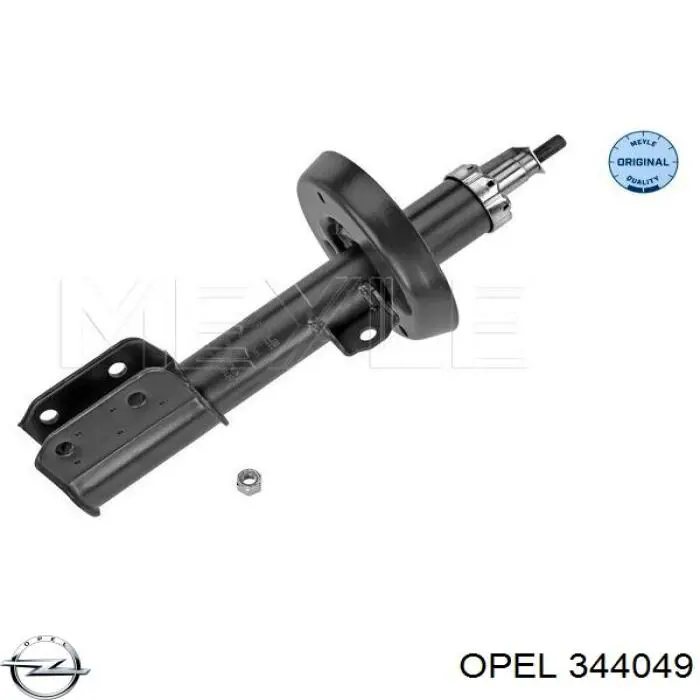 344049 Opel amortiguador delantero izquierdo