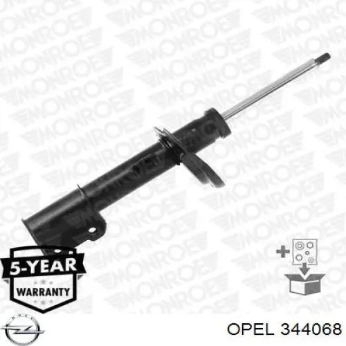 344068 Opel amortiguador delantero derecho