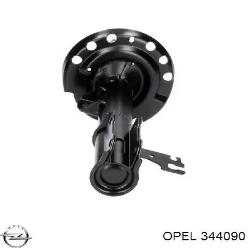 344090 Opel amortiguador delantero derecho