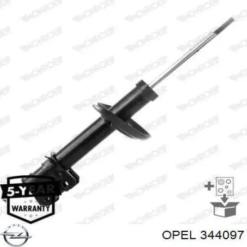 344097 Opel amortiguador delantero derecho