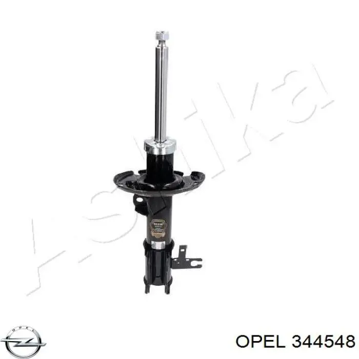 344548 Opel amortiguador delantero derecho