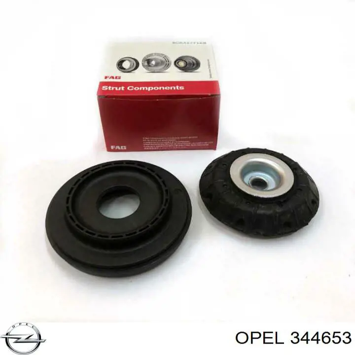 344653 Opel soporte amortiguador delantero