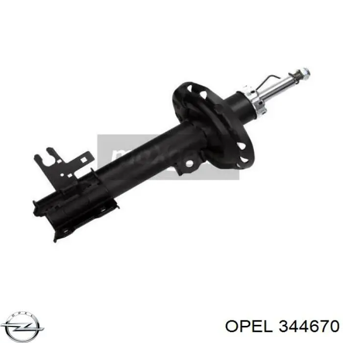 344670 Opel amortiguador delantero izquierdo