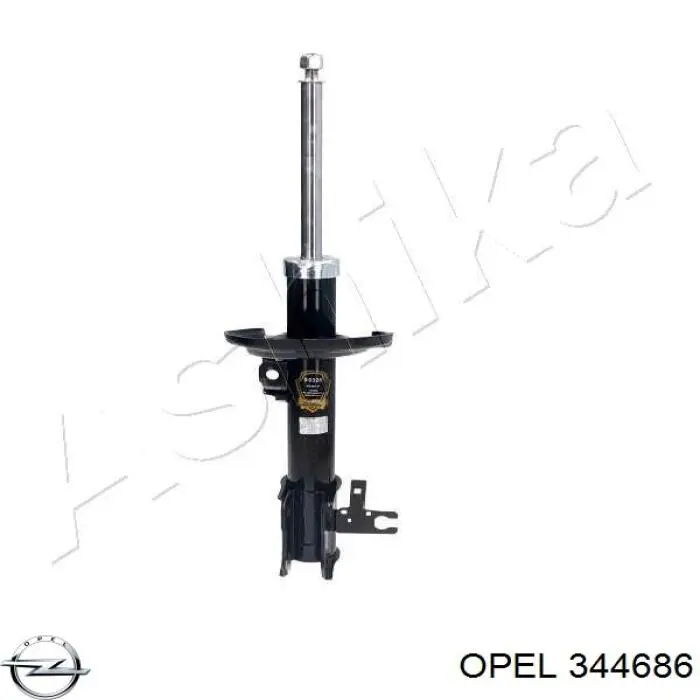 344686 Opel amortiguador delantero derecho