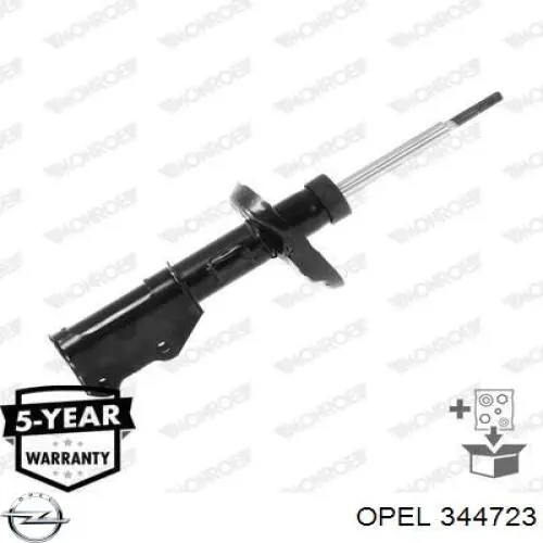 344723 Opel amortiguador delantero derecho