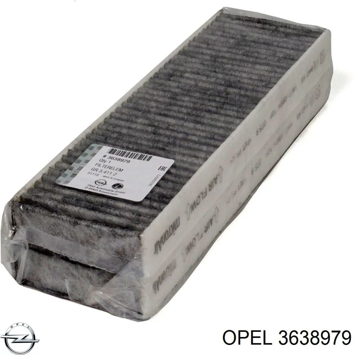 3638979 Opel filtro de habitáculo