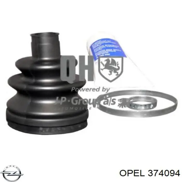 374094 Opel fuelle, árbol de transmisión delantero exterior