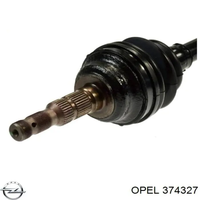 374327 Opel árbol de transmisión delantero izquierdo