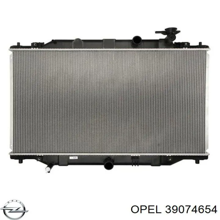 39074654 Opel radiador refrigeración del motor