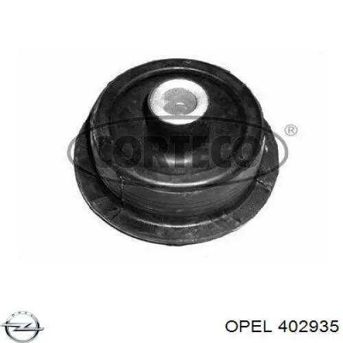 .402935 Opel suspensión, cuerpo del eje trasero