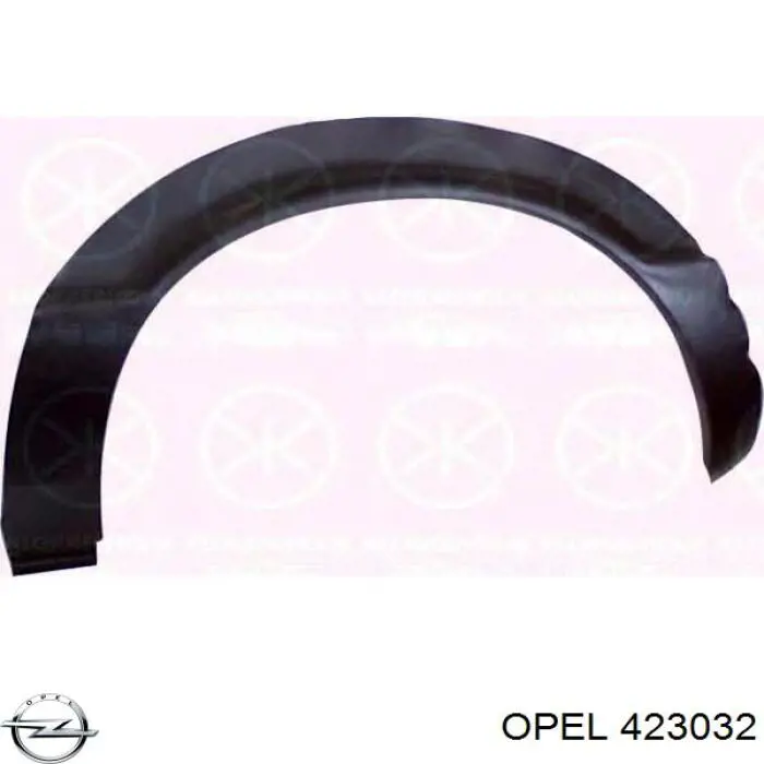 423032 Opel brazo de suspension trasera