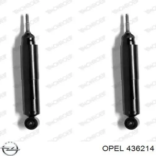 436214 Opel amortiguador trasero