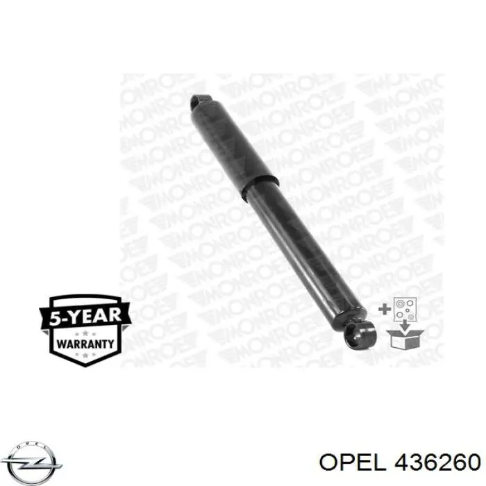 436260 Opel amortiguador trasero