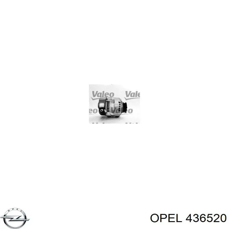 436520 Opel amortiguador trasero