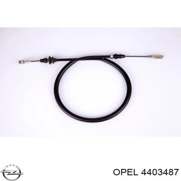 4403487 Opel cable de freno de mano delantero