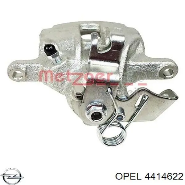 4414622 Opel pinza de freno trasero derecho