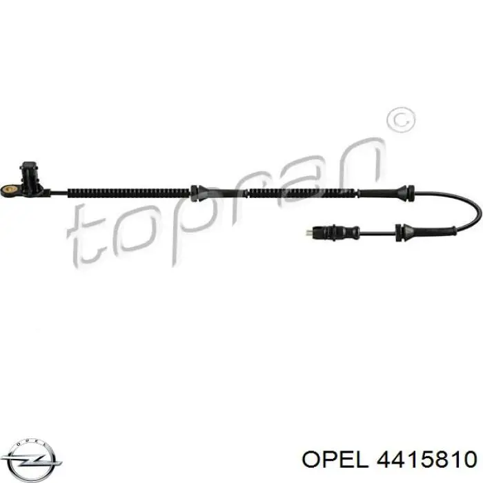 4415810 Opel sensor abs delantero