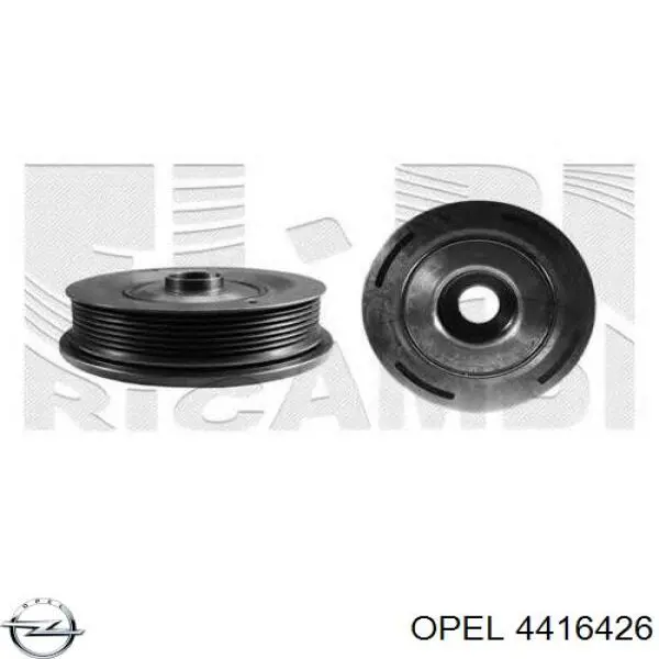 4416426 Opel polea, cigüeñal