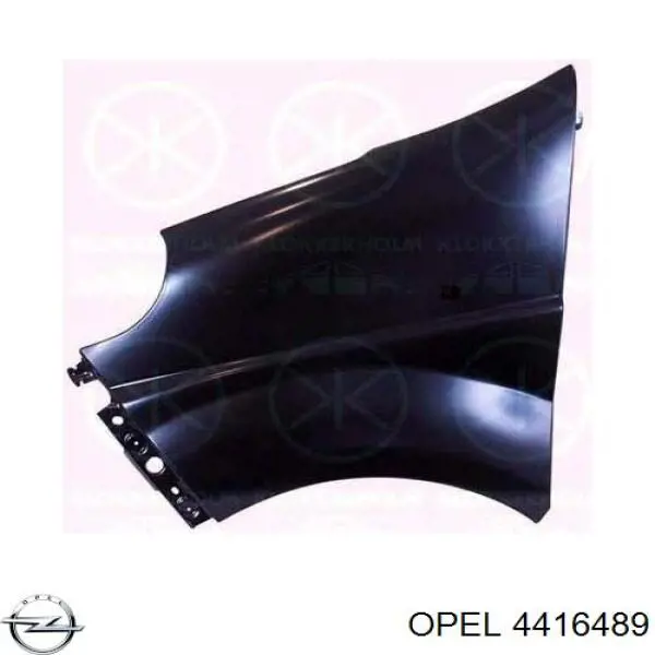 4416489 Opel guardabarros delantero derecho