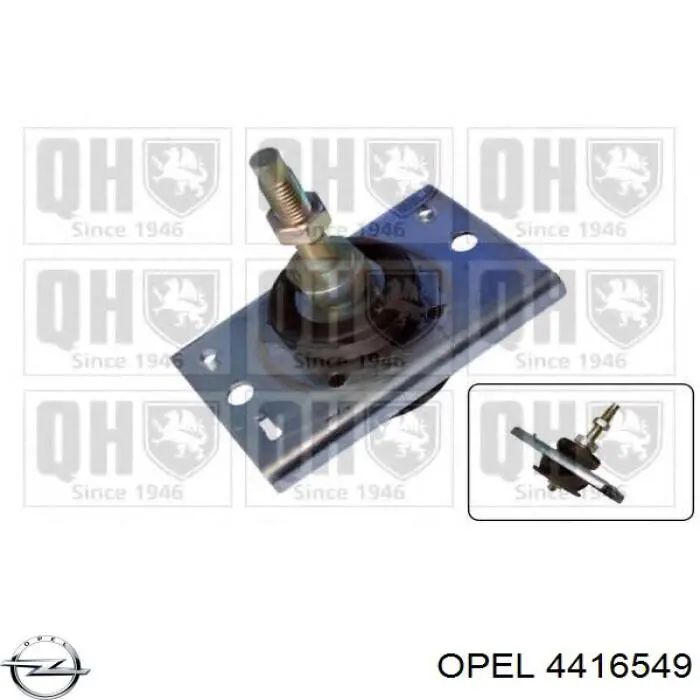 4416549 Opel soporte motor izquierdo