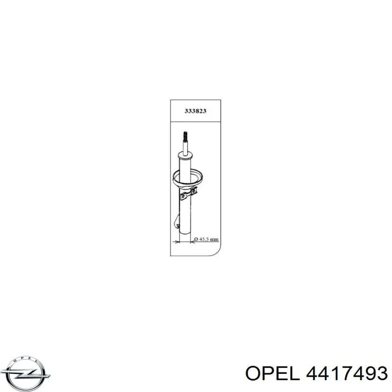 4417493 Opel amortiguador trasero