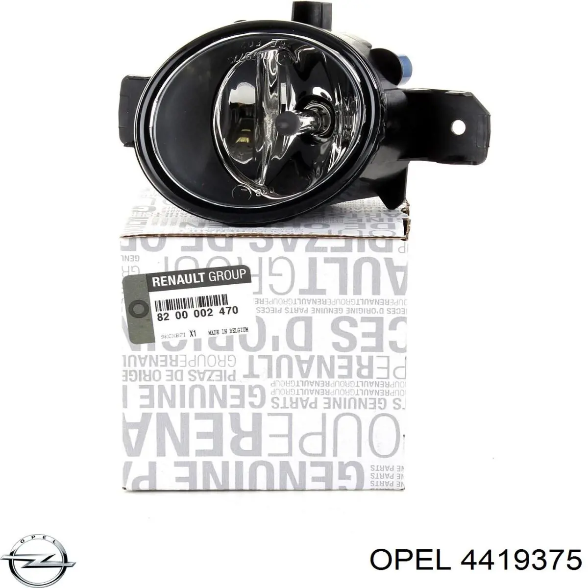 4419375 Opel faro antiniebla derecho