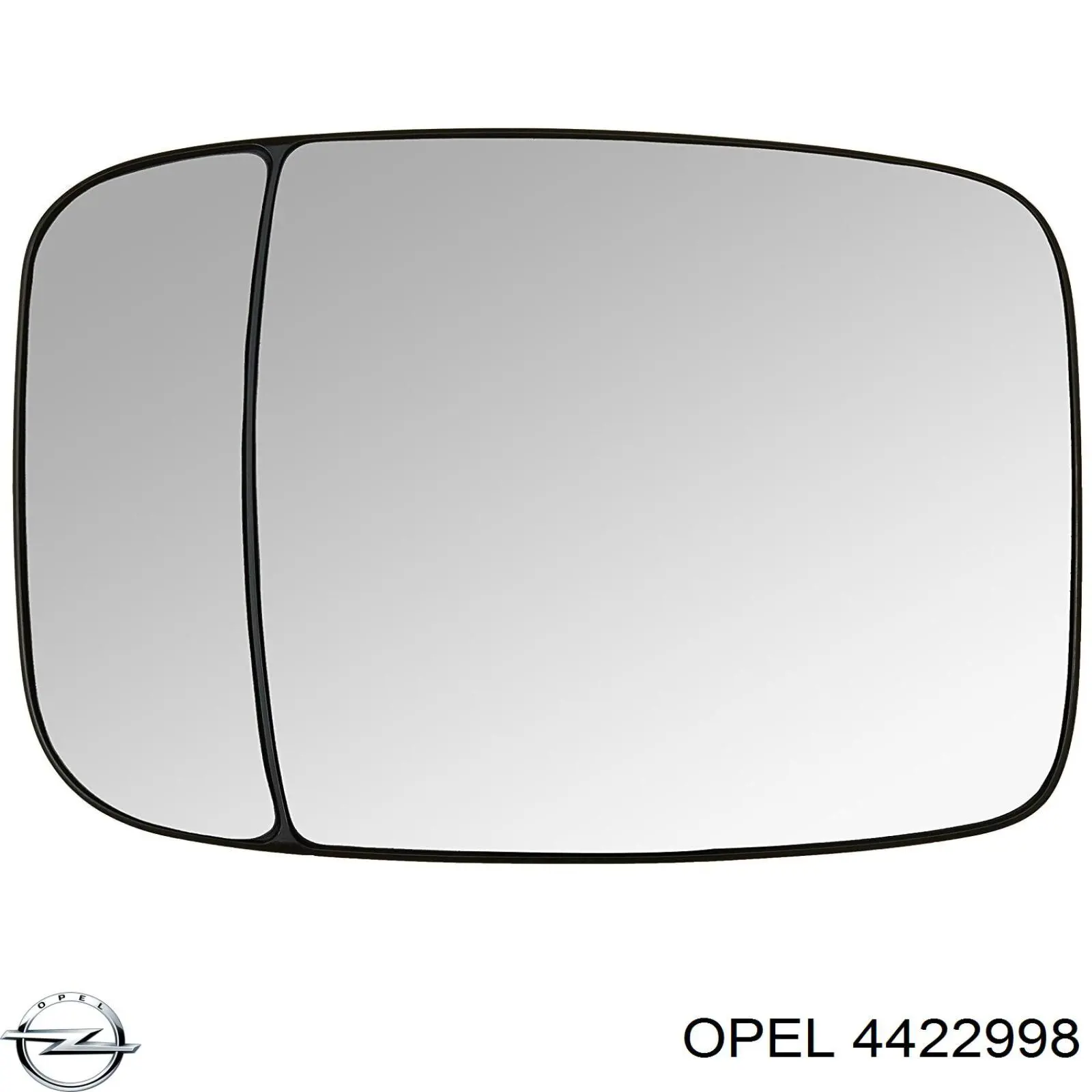 4422998 Opel espejo retrovisor izquierdo