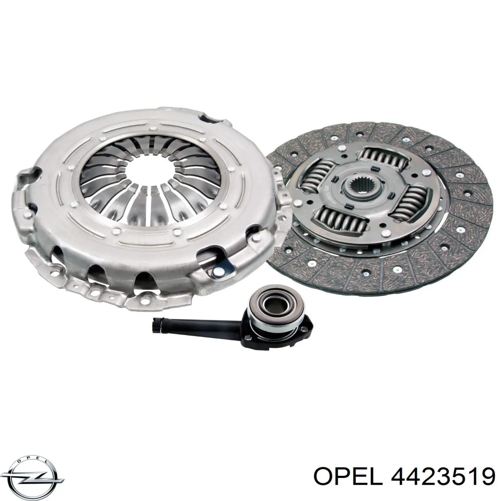 4423519 Opel kit de embrague (3 partes)