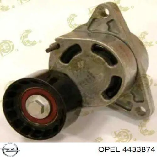 4433874 Opel tensor de correa, correa poli v