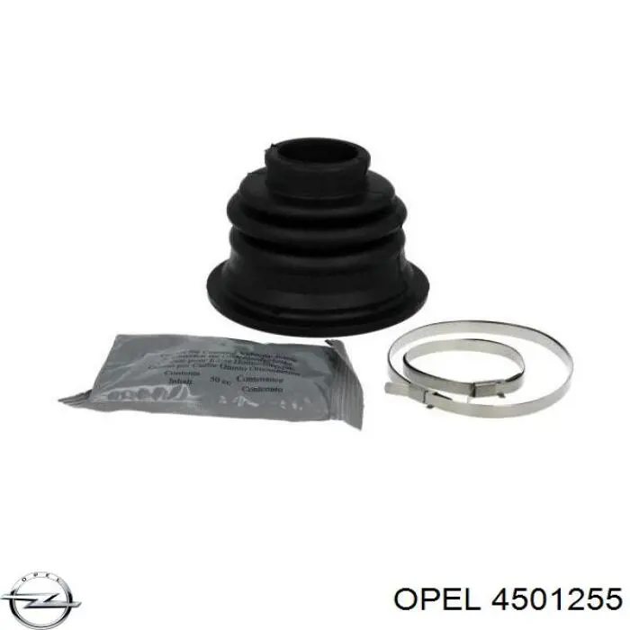 4501255 Opel fuelle, árbol de transmisión delantero interior izquierdo