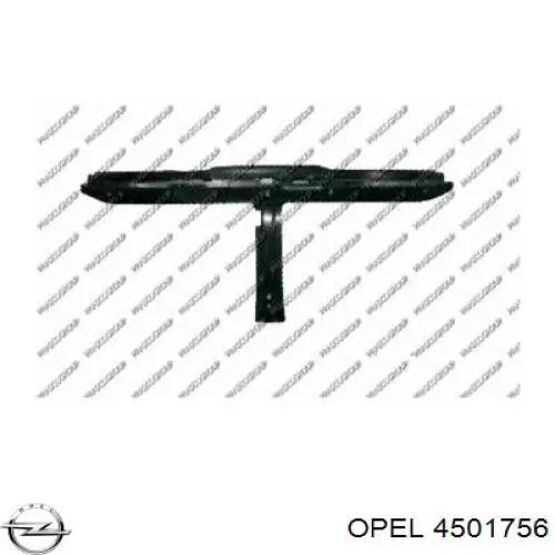 4501756 Opel guardabarros delantero derecho