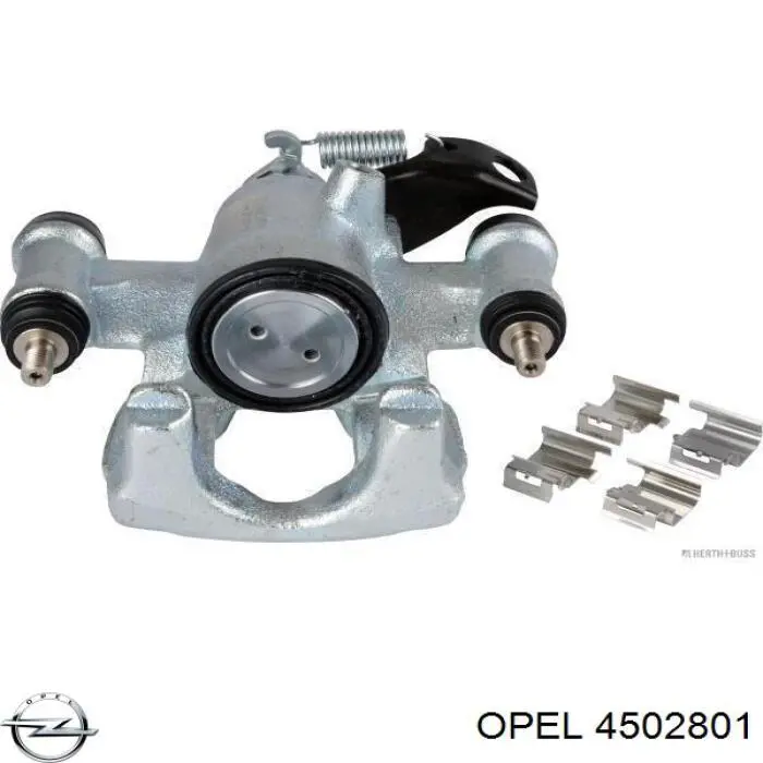 4502801 Opel pinza de freno trasera izquierda