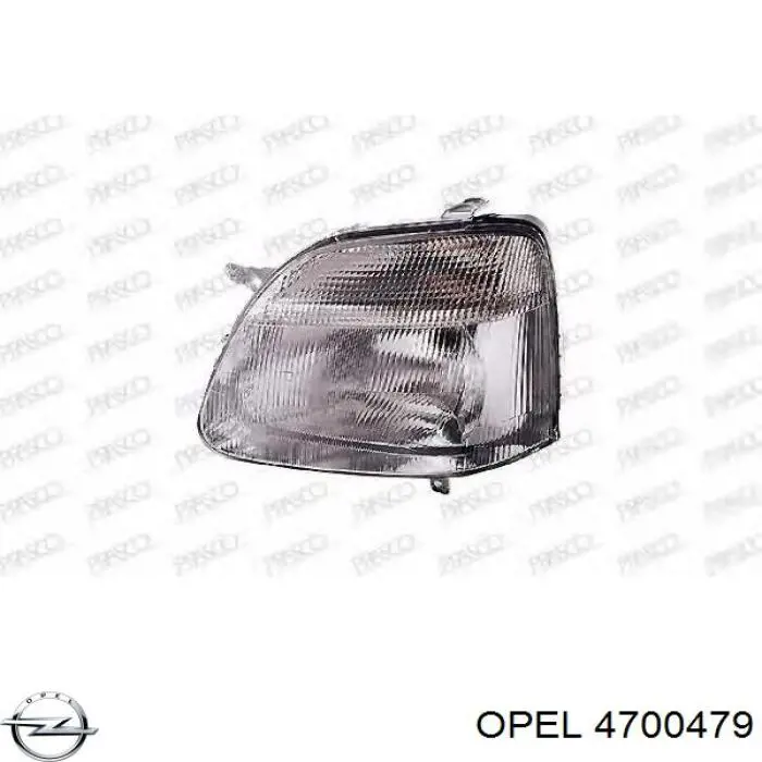 4700479 Opel faro izquierdo