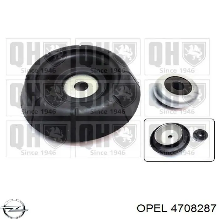 4708287 Opel rodamiento amortiguador delantero