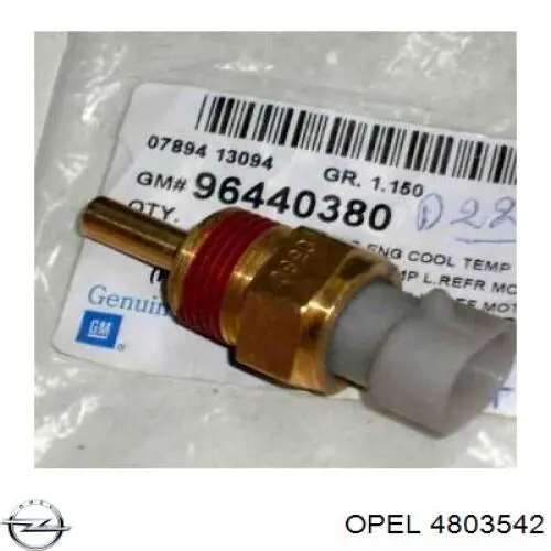 4803542 Opel sensor de temperatura del refrigerante