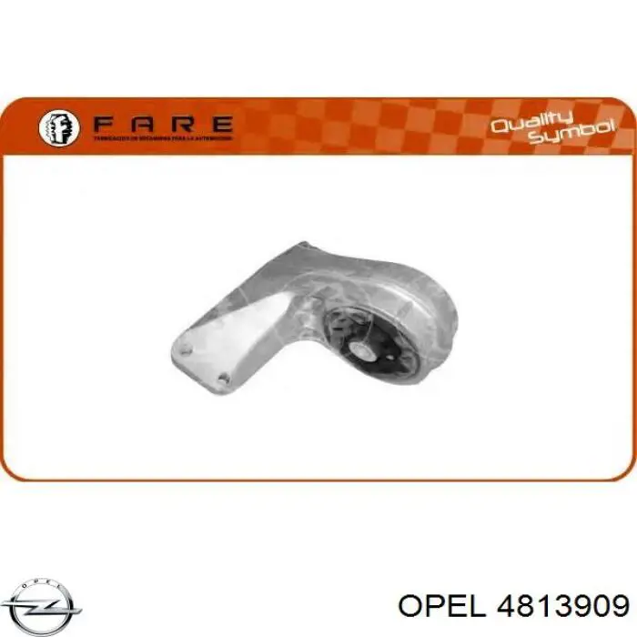 4813909 Opel soporte de motor trasero