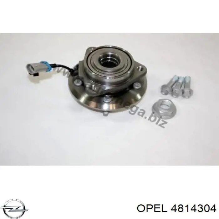 4814304 Opel cubo de rueda delantero