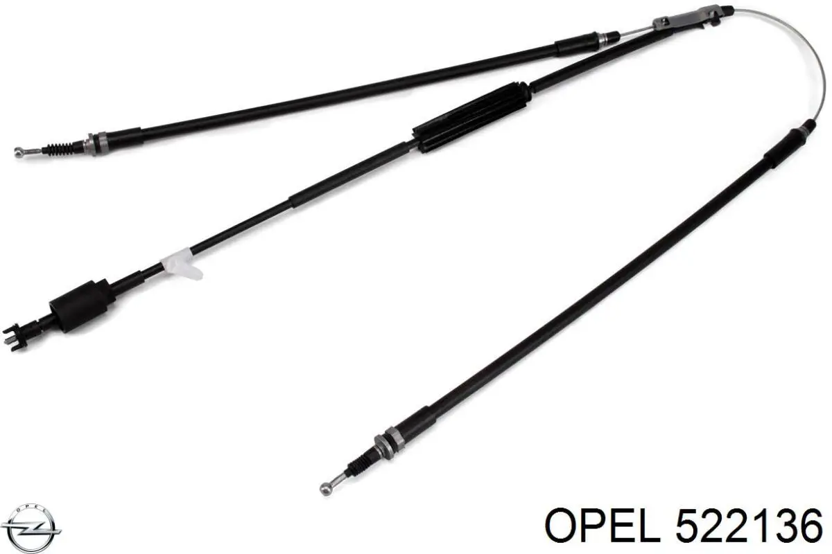 522136 Opel cable de freno de mano, kit de coche