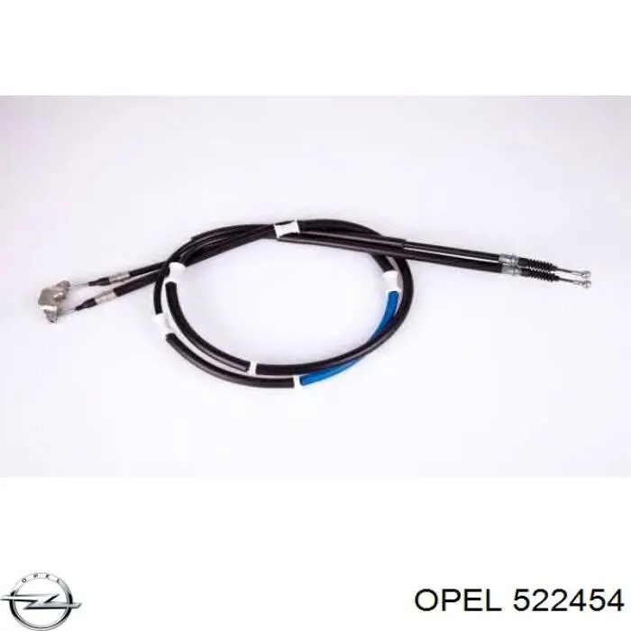 522454 Opel cable de freno de mano trasero derecho/izquierdo