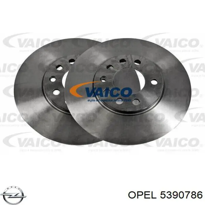 5390786 Opel freno de disco delantero