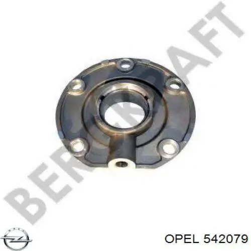 542079 Opel pinza de freno delantera izquierda