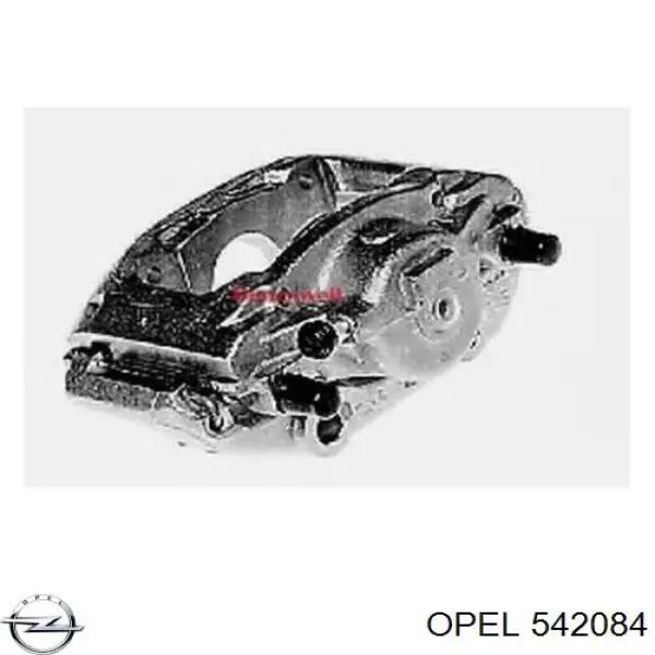 542084 Opel pinza de freno delantera izquierda