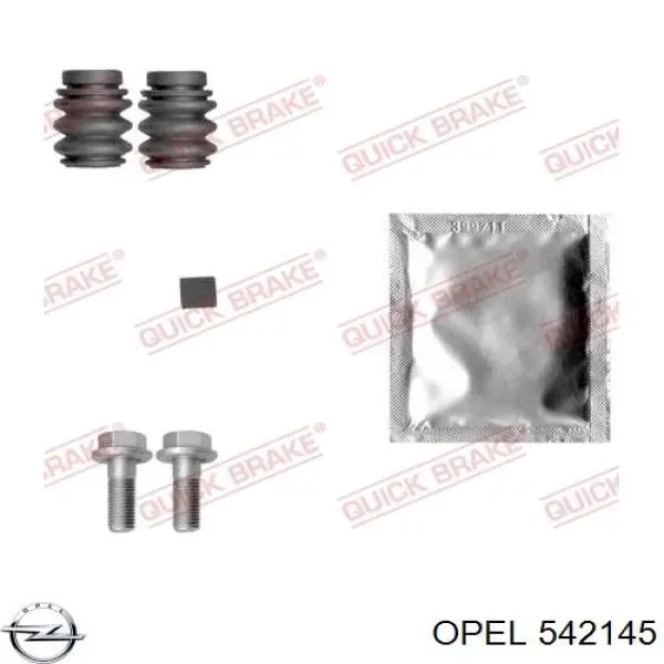 542145 Opel pinza de freno delantera derecha